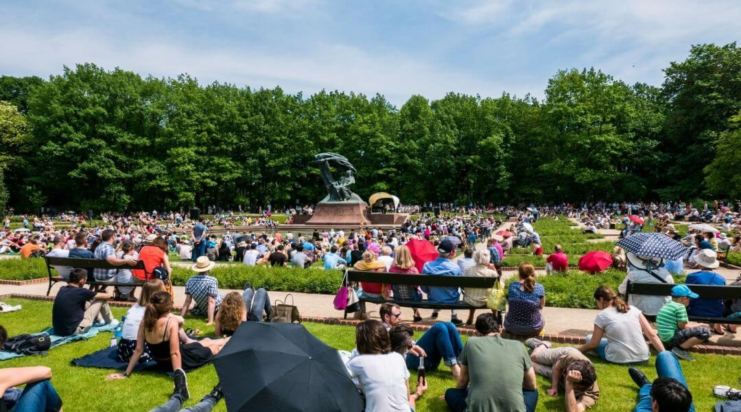 Koncert chopinowski Łazienki sierpień