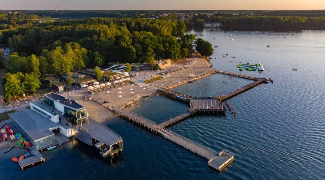 Plaża miejska w Olsztynie.