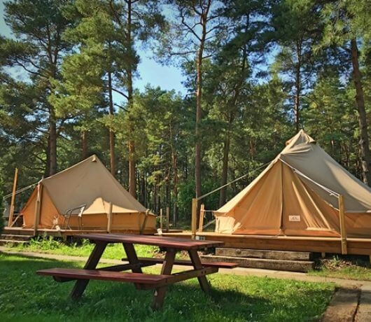 Glampingi i namioty Safari.