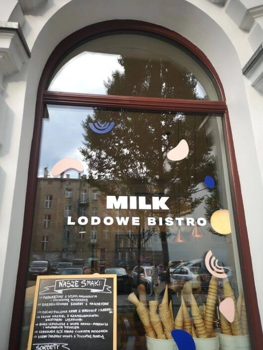 bistro lodoweg Milk w Łodzi